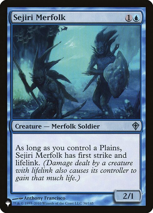 Sejiri Merfolk - The List Reprints - U - 36/145