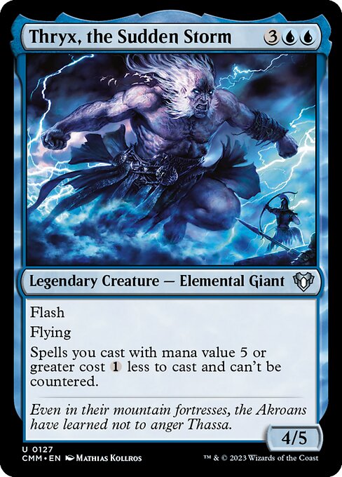 Thryx, the Sudden Storm - Commander Masters - U - 127
