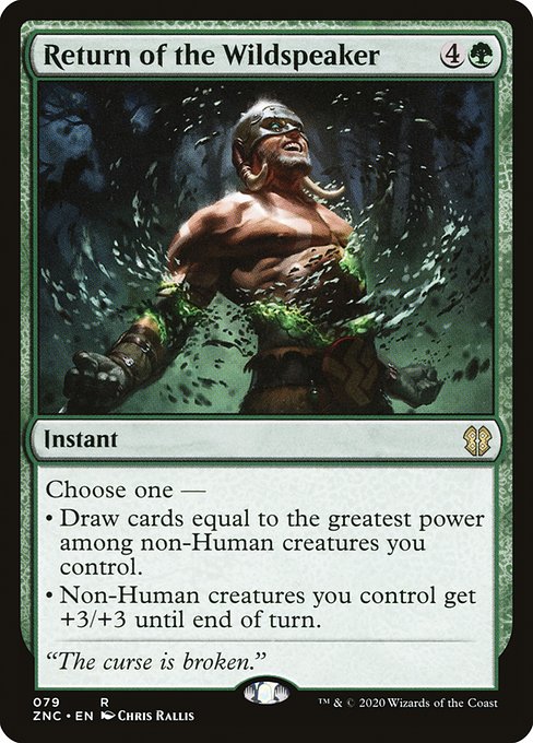 Return of the Wildspeaker - Commander: Zendikar Rising - R - 79