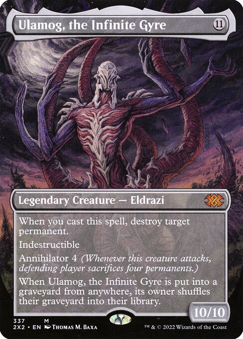 Ulamog, the Infinite Gyre (Borderless) - Double Masters 2022 - M - 337