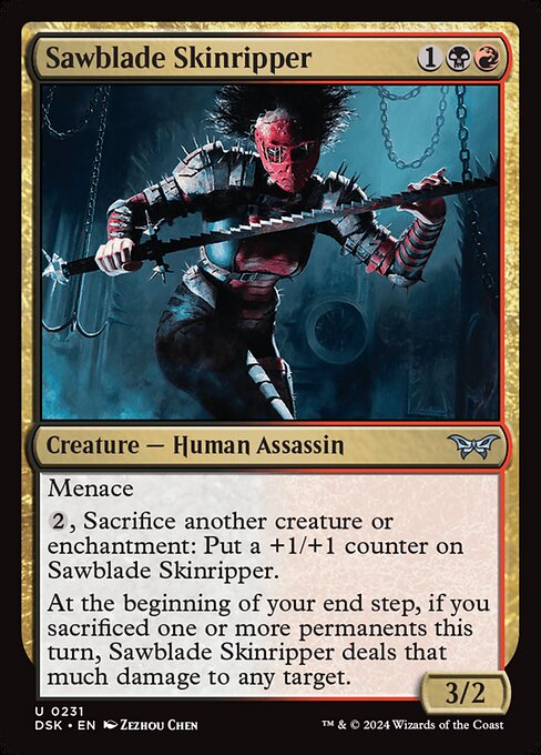 Sawblade Skinripper - Duskmourn: House of Horror - U - 231