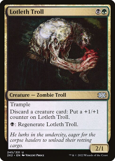 Lotleth Troll - Double Masters 2022 - U - 245