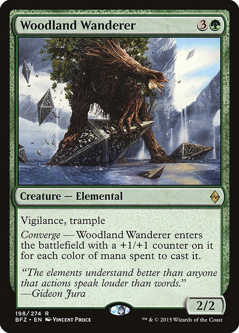 Woodland Wanderer - Battle for Zendikar - R - 198