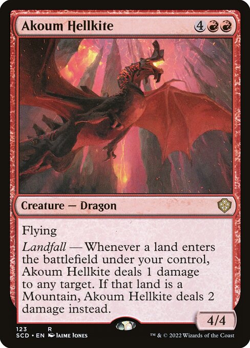 Akoum Hellkite - Starter Commander Decks - R - 123