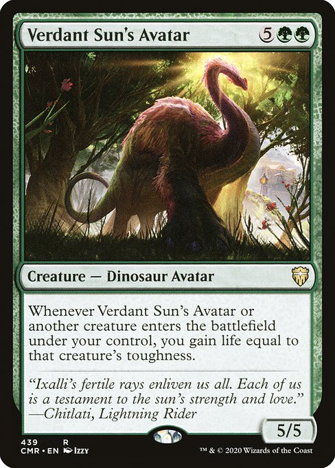 Verdant Sun's Avatar - Commander Legends - R - 439