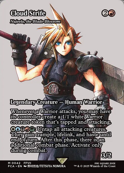 Cloud Strife - Najeela, the Blade-Blossom (Showcase) - FINAL FANTASY: Through the Ages - M - 42