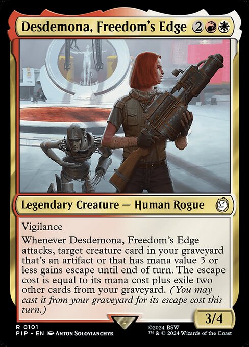 Desdemona, Freedom's Edge - Universes Beyond: Fallout - R - 101