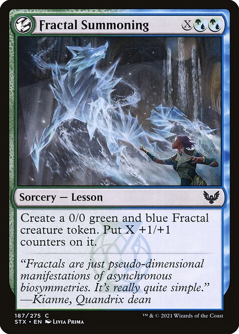 Fractal Summoning - Strixhaven: School of Mages - C - 187