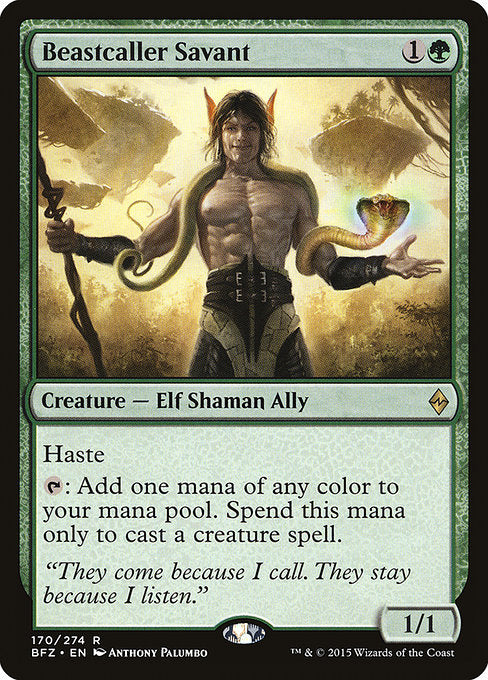 Beastcaller Savant - Battle for Zendikar - R - 170