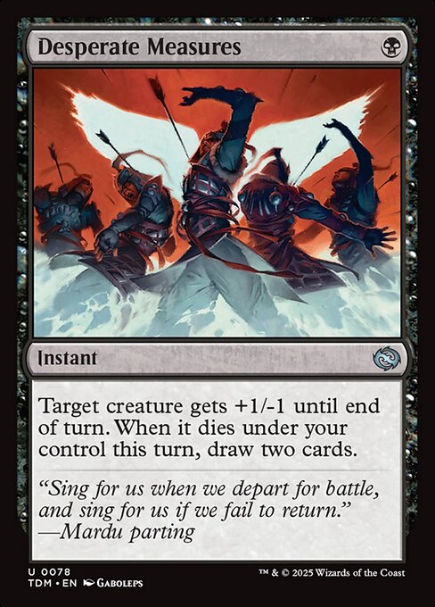 Desperate Measures - Tarkir: Dragonstorm - U - 78