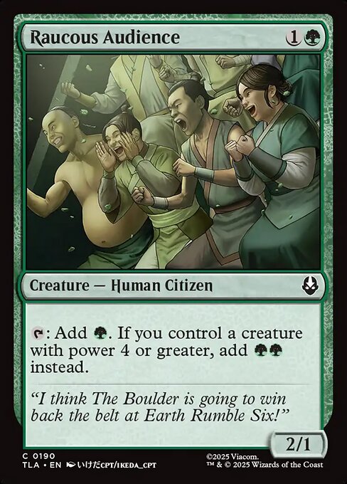 Raucous Audience - Avatar: The Last Airbender - C - 190