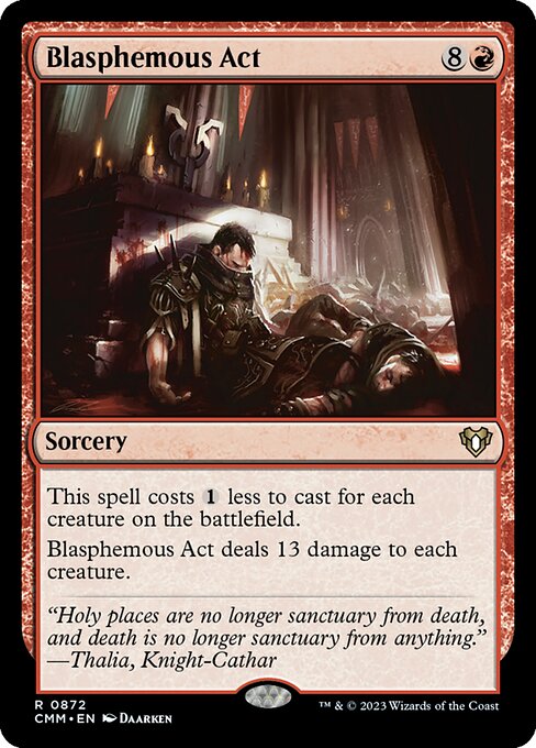 Blasphemous Act - Commander Masters - R - 872
