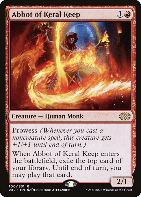 Abbot of Keral Keep - Double Masters 2022 - R - 100