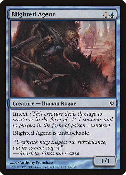 Blighted Agent - New Phyrexia - C - 29