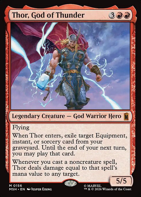 Thor, God of Thunder - Marvel Super Heroes - M - 156