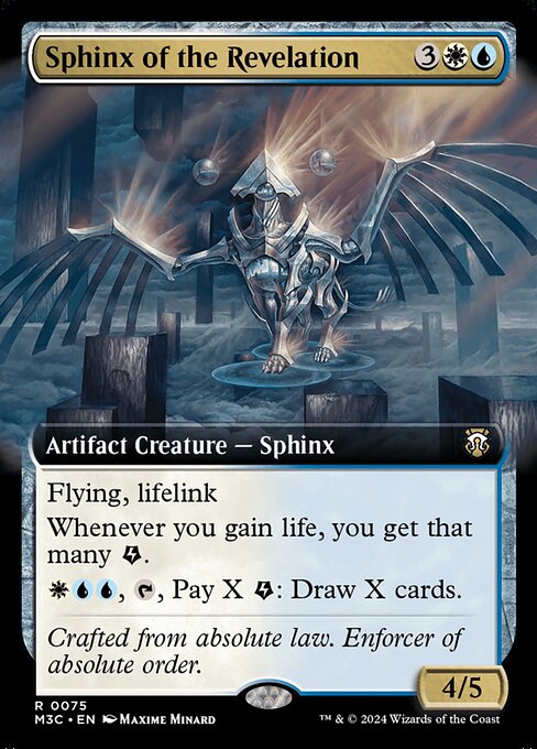 Sphinx of the Revelation (Extended Art) - Commander: Modern Horizons 3 - R - 75