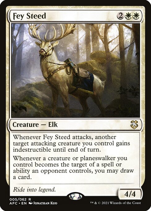 Fey Steed - Commander: Adventures in the Forgotten Realms - R - 5
