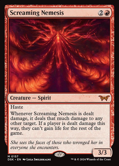 Screaming Nemesis - Duskmourn: House of Horror - M - 157