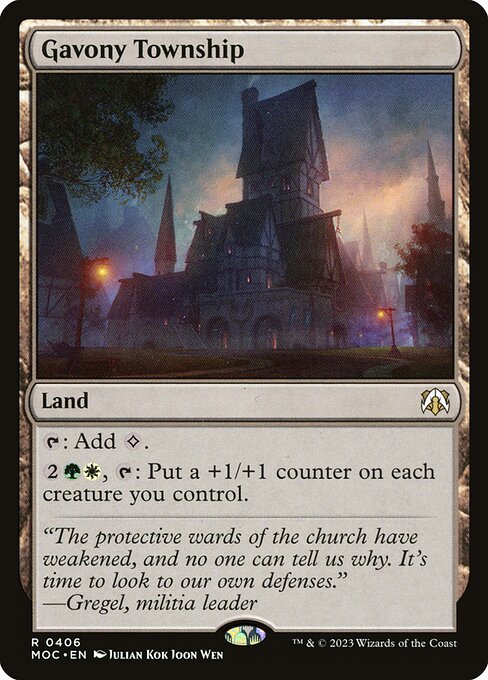 Gavony Township - The List Reprints - R - 406