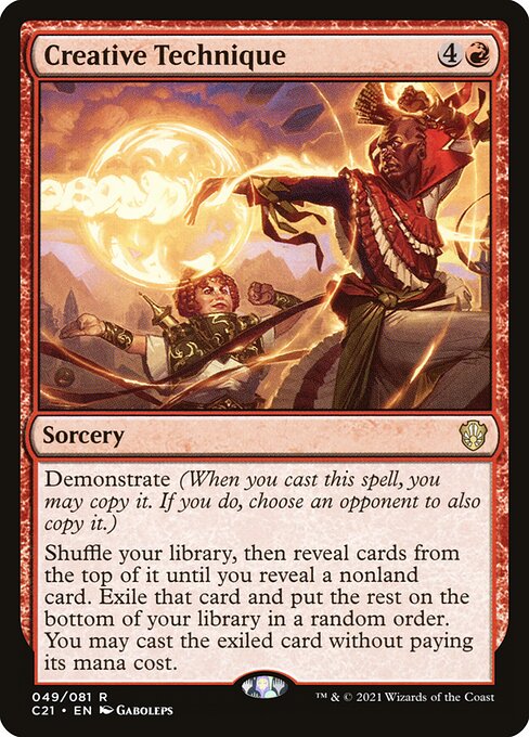 Creative Technique - Commander 2021 - R - 49