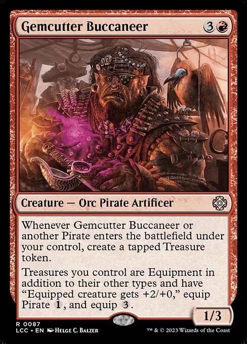 Gemcutter Buccaneer - Commander: The Lost Caverns of Ixalan - R - 87