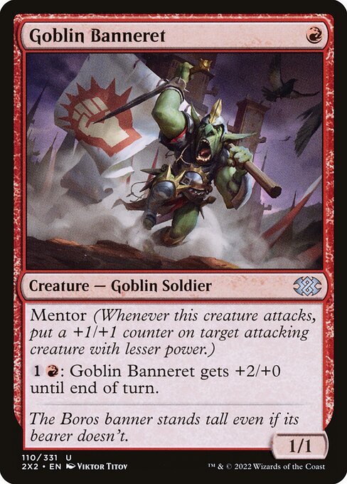Goblin Banneret - Double Masters 2022 - U - 110