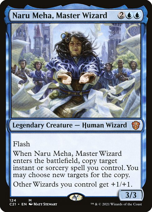 Naru Meha, Master Wizard - Commander 2021 - M - 124