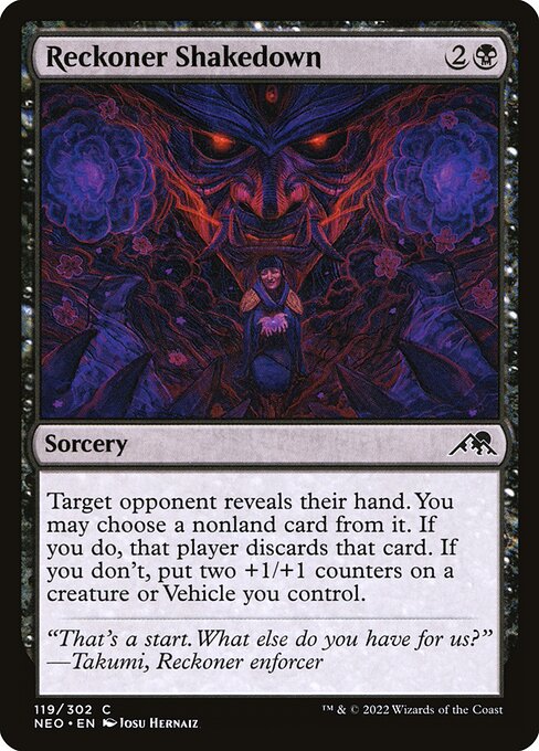 Reckoner Shakedown - Kamigawa: Neon Dynasty - C - 119