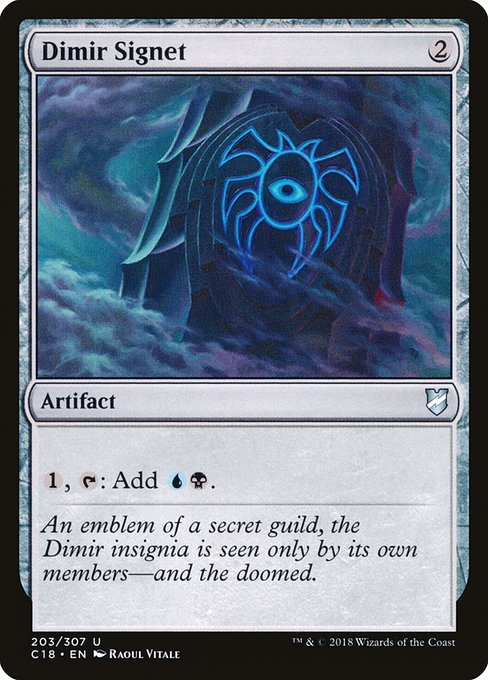Dimir Signet - Commander 2018 - U - 203