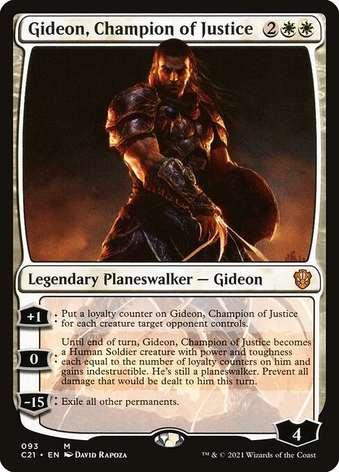 Gideon, Champion of Justice - Commander 2021 - M - 93