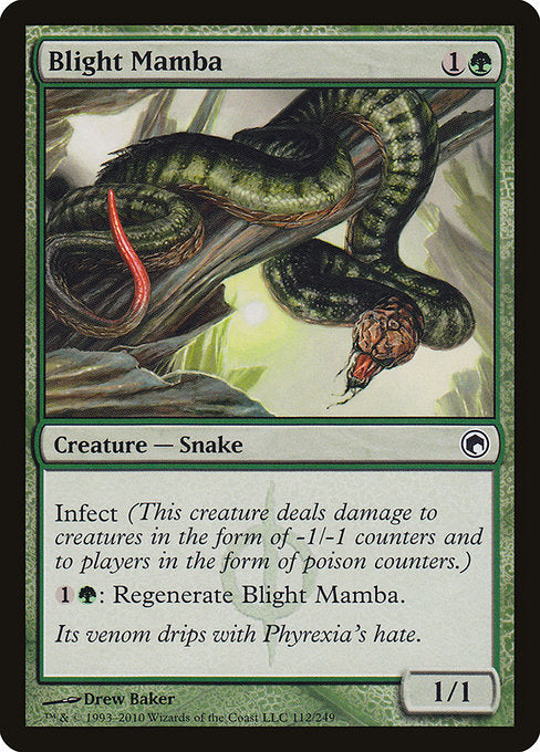 Blight Mamba - Scars of Mirrodin - C - 112