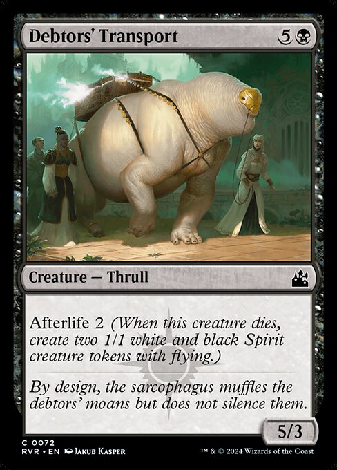 Debtors' Transport - Ravnica Remastered - C - 72