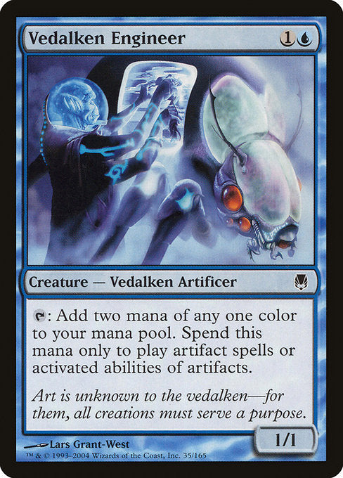 Vedalken Engineer - Darksteel - C - 35