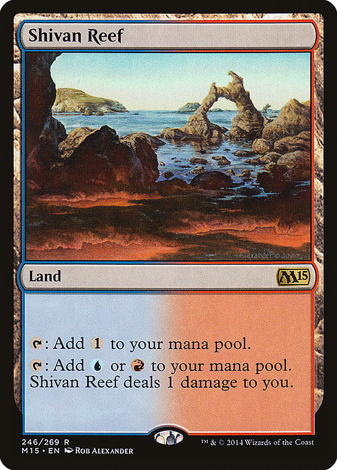 Shivan Reef - Magic 2015 (M15) - R - 246