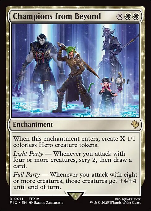 Champions from Beyond (Surge Foil) - Commander: FINAL FANTASY - R - 11