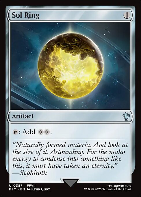 Sol Ring (0357) - Commander: FINAL FANTASY - U - 357
