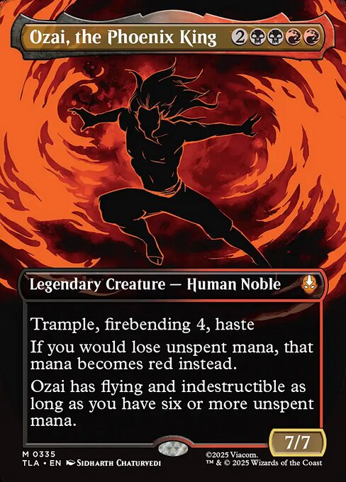 Ozai, the Phoenix King (0335) (Borderless) - Avatar: The Last Airbender - M - 335