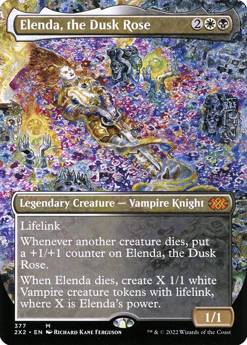 Elenda, the Dusk Rose (Borderless) - Double Masters 2022 - M - 377