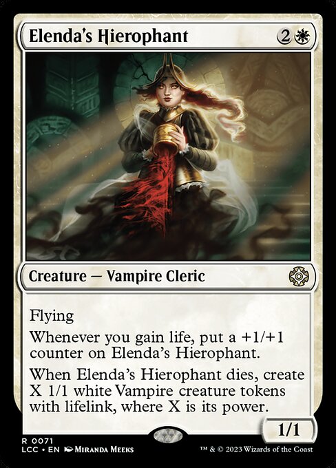 Elenda's Hierophant - Commander: The Lost Caverns of Ixalan - R - 71