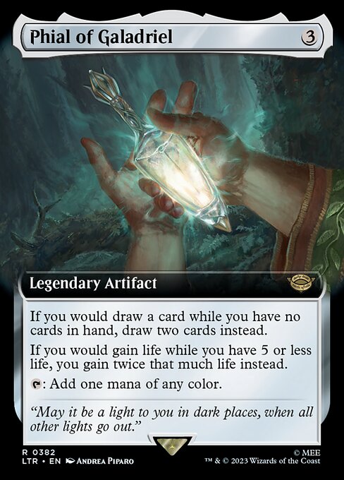 Phial of Galadriel (Extended Art) - Universes Beyond: The Lord of the Rings: Tales of Middle-earth - R - 382