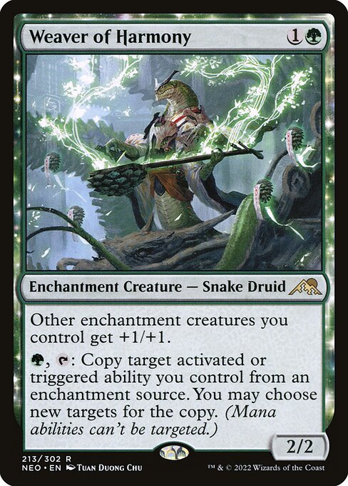 Weaver of Harmony - Kamigawa: Neon Dynasty - R - 213