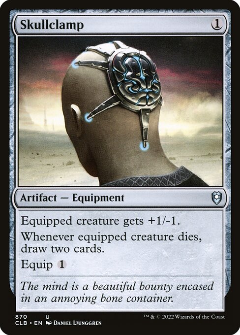 Skullclamp - Commander Legends: Battle for Baldur's Gate - U - 870