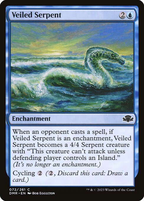 Veiled Serpent - Dominaria Remastered - C - 72