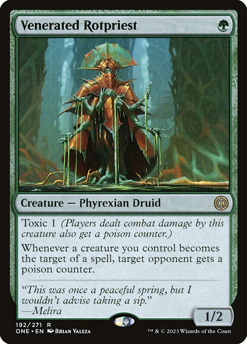 Venerated Rotpriest - Phyrexia: All Will Be One - R - 192