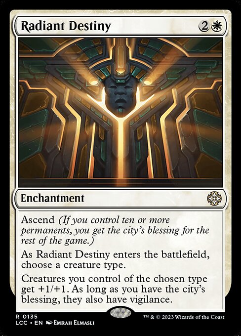Radiant Destiny - Commander: The Lost Caverns of Ixalan - R - 135