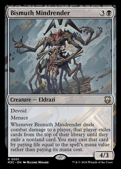 Bismuth Mindrender (Ripple Foil) - Commander: Modern Horizons 3 - R - 51