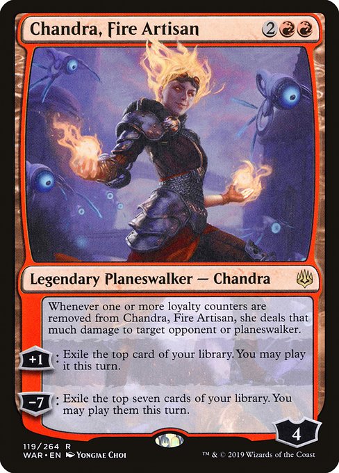 Chandra, Fire Artisan - War of the Spark - R - 119