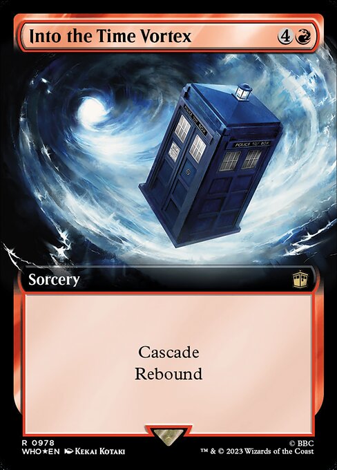 Into the Time Vortex (Extended Art) (Surge Foil) - Universes Beyond: Doctor Who - R - 978