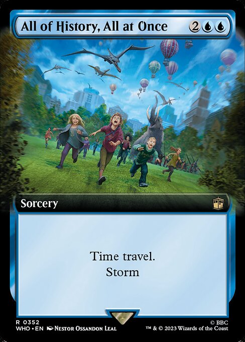 All of History, All at Once (Extended Art) - Universes Beyond: Doctor Who - R - 352