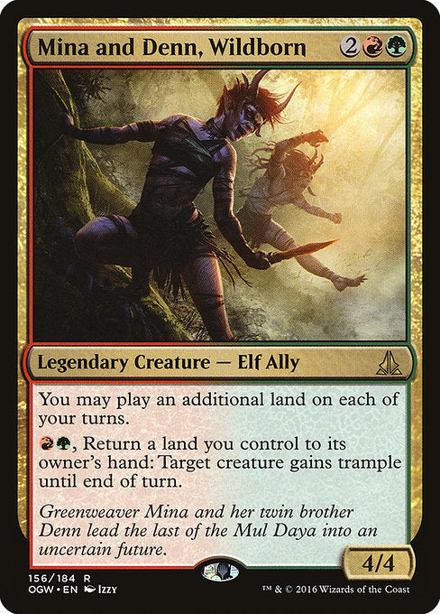 Mina and Denn, Wildborn - Oath of the Gatewatch - R - 156